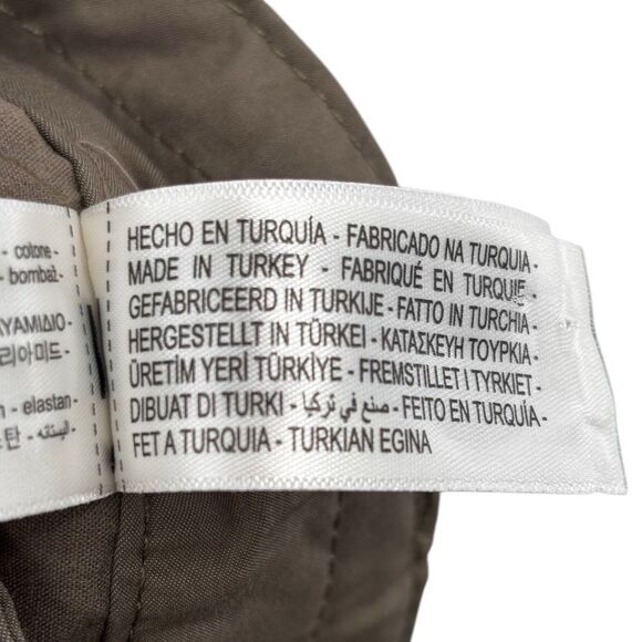 ZARA Origins Brown Utility Cargo Pants High Waist Relaxed Fit Women Size 32 NWT - Picture 10 of 11